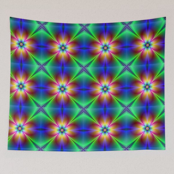 Item preview, Multi Colored Fractal Flower designed and sold by FreedomUniverse.