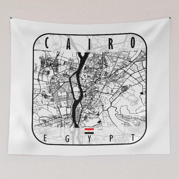 Item preview, CAIRO MAP EGYPT designed and sold by hatimelhag.
