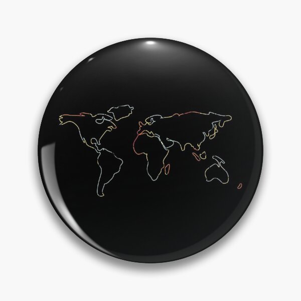 Item preview, Colorful World Map Line art Background  designed and sold by Kiki Art.