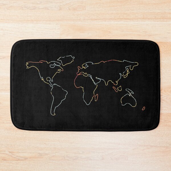 Item preview, Colorful World Map Line art Background  designed and sold by Kiki Art.