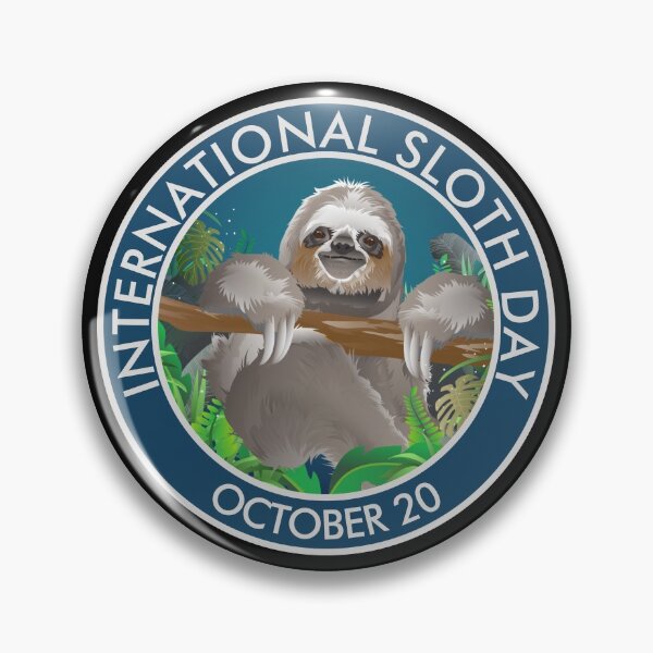 Item preview, International Sloth Day designed and sold by HolidayBug.