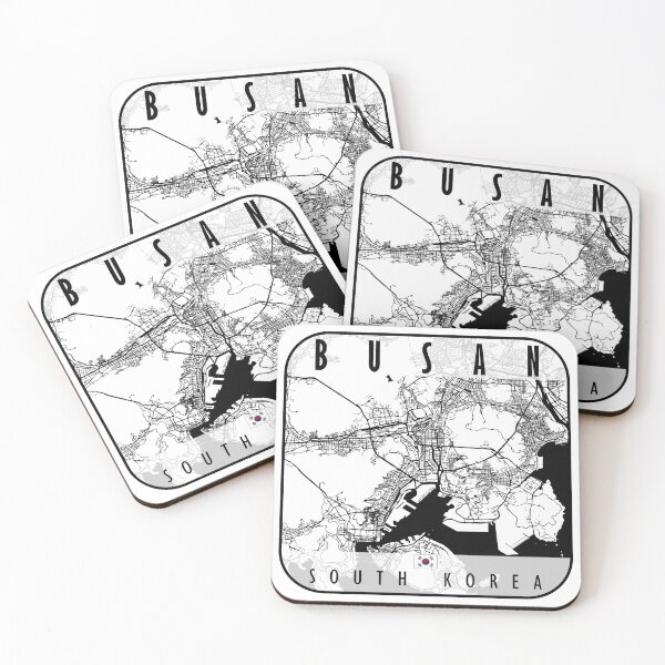 Item preview, BUSAN MAP SOUTH KOREA designed and sold by hatimelhag.