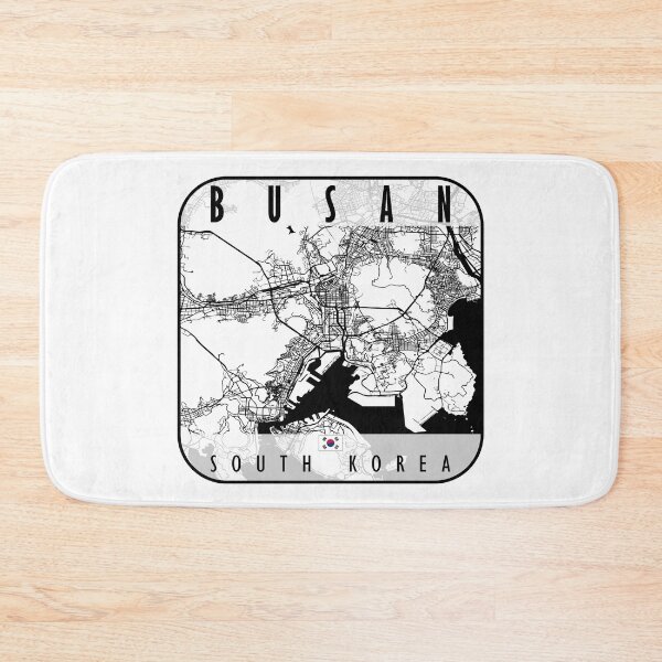 Item preview, BUSAN MAP SOUTH KOREA designed and sold by hatimelhag.