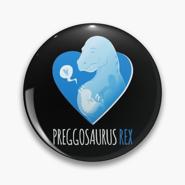 Item preview, Dinosaur Funny Trex Pregnancy Announcement Preggosaurus designed and sold by Bonehead Creations.