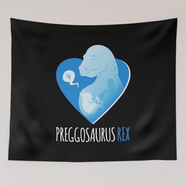 Item preview, Dinosaur Funny Trex Pregnancy Announcement Preggosaurus designed and sold by Bonehead Creations.