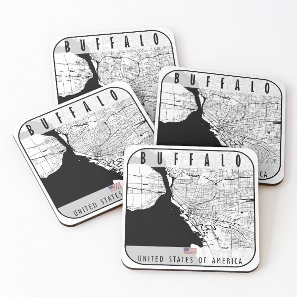 Item preview, BUFFALO MAP USA designed and sold by hatimelhag.