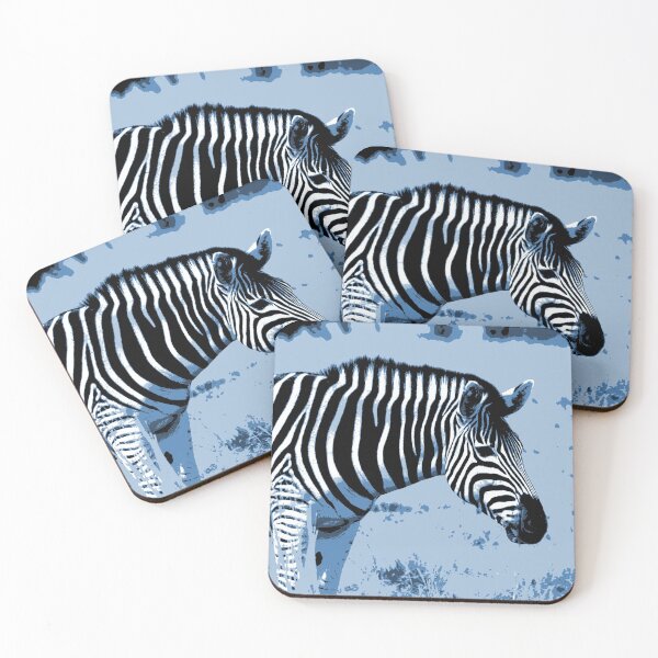 Item preview, Zebra Blue designed and sold by Liesl Kustermann.