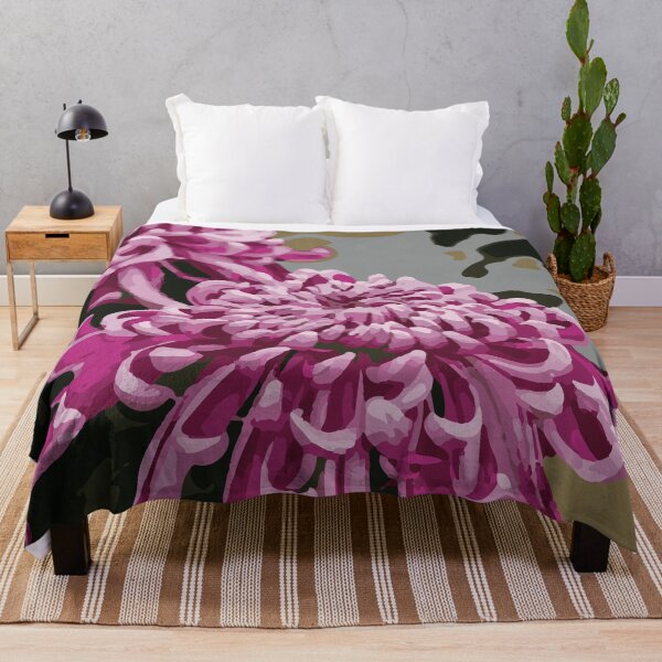 Item preview, Vintage Japanese Chrysanthemum Print designed and sold by Orangerie.