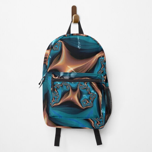 Item preview, Teal and Gold Silk designed and sold by Elisabeth Lucas.