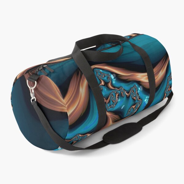 Item preview, Teal and Gold Silk designed and sold by Elisabeth Lucas.