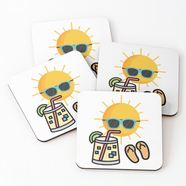 Item preview, Summer Fun Drink and Flip Flops designed and sold by UniqueWondersCA.