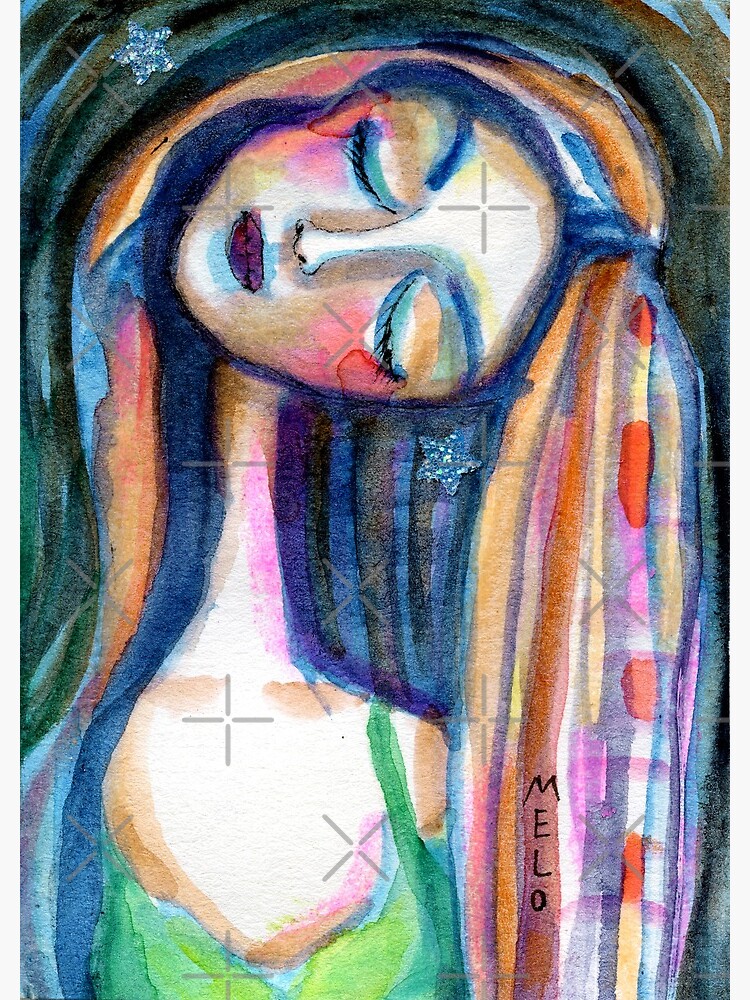 Dreamer Girl, Daydreaming Woman by Meloearth by meloearth