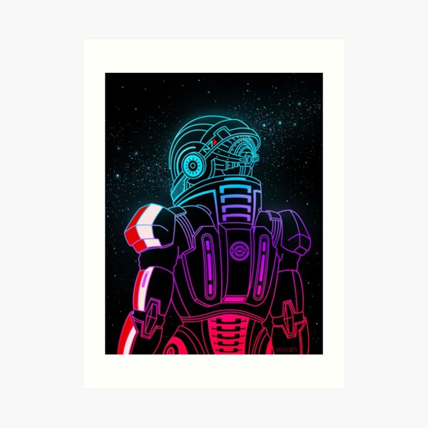 Commander Shepard Art Print