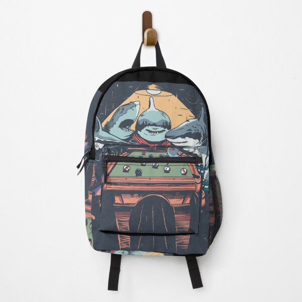 Item preview, Sharks playing Billiard illustration designed and sold by TRIBExSPACE.