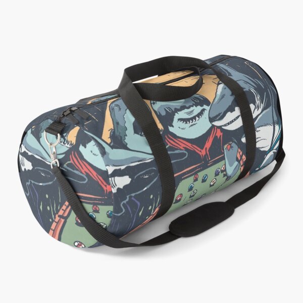 Item preview, Sharks playing Billiard illustration designed and sold by TRIBExSPACE.