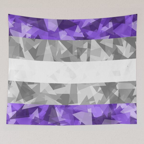Item preview, Gray Asexual Pride Shards designed and sold by SchwarzEzri.