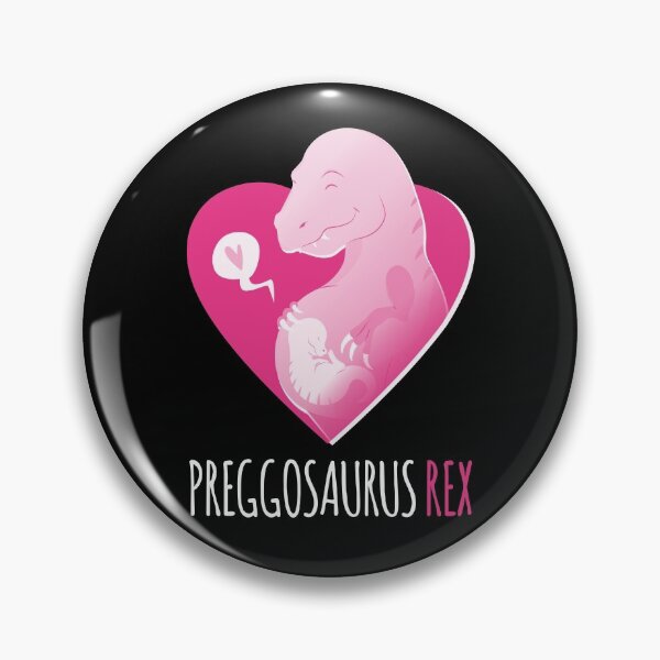 Item preview, Funny Preggosaurus Trex Pregnancy Announcement Dinosaur Preggo designed and sold by Bonehead Creations.