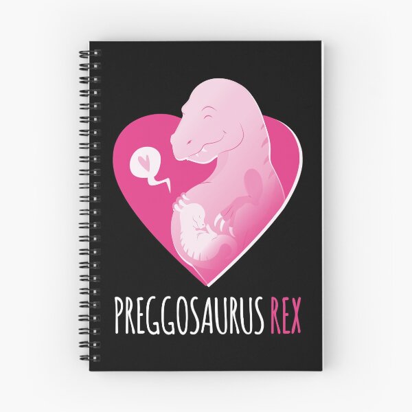 Item preview, Funny Preggosaurus Trex Pregnancy Announcement Dinosaur Preggo designed and sold by Bonehead Creations.