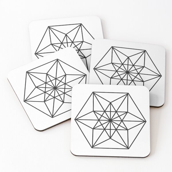 Item preview, Sacred Geometry Cuboctahedron Vector Equilibrium Black designed and sold by Morgan Obendorfer.