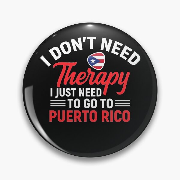 Item preview, Puerto Rican  Flag  I Don't Need Therapy I Just Need to Go to Puerto Rico designed and sold by obedtheartist.