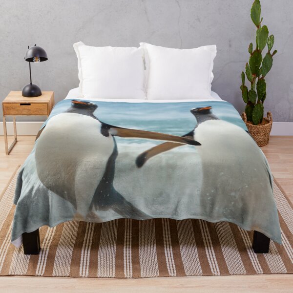 Item preview, Panoramic,widescreen prints,  Tapestries,Tapestry,throw blankets,comforters,duvet covers ,shower curtains,Penguins print,Penguin poster,Penguin  wall art,Penguin  art, ocean,bird species, designed and sold by eyesight4vision.