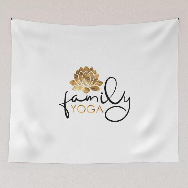 Item preview, Women's Family yoga print t-shirt | yoga t-shirt | custom t shirt | namaste t-shirt | women's t-shirt | Namaste designed and sold by PCBoutique.