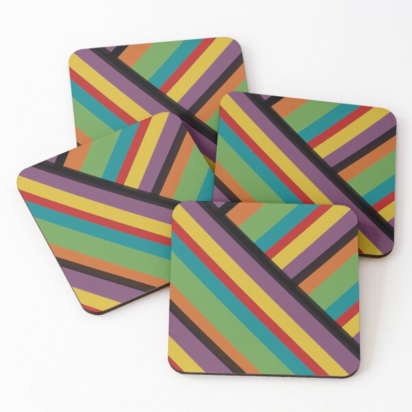 Item preview, Retro Color Stripes designed and sold by Pearl-Island.