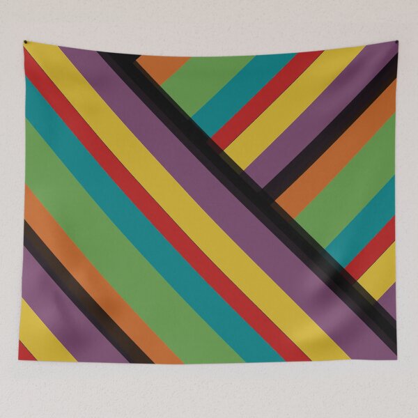 Item preview, Retro Color Stripes designed and sold by Pearl-Island.