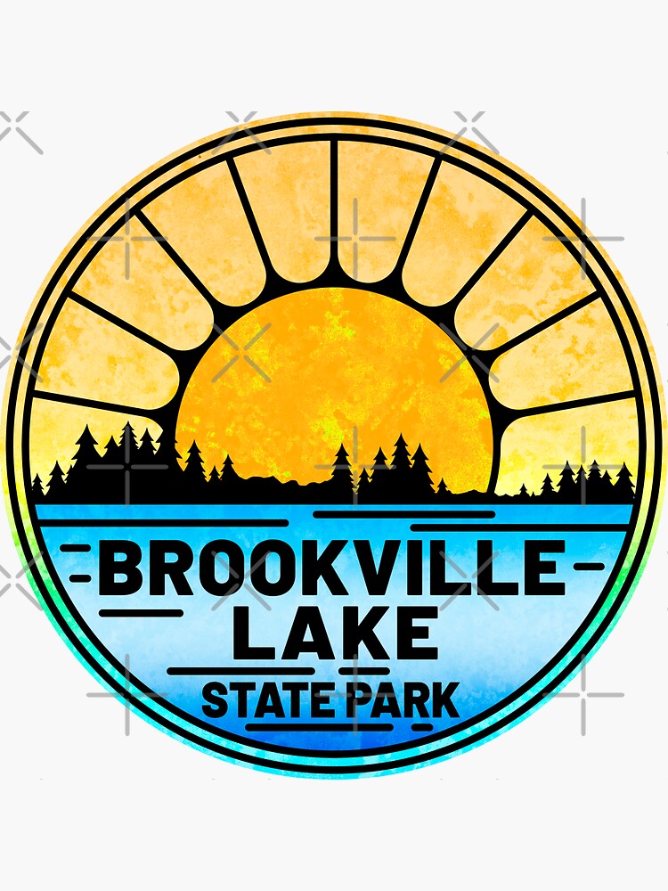 "Brookville Lake State Park Indiana IN" Sticker for Sale by TravelTime