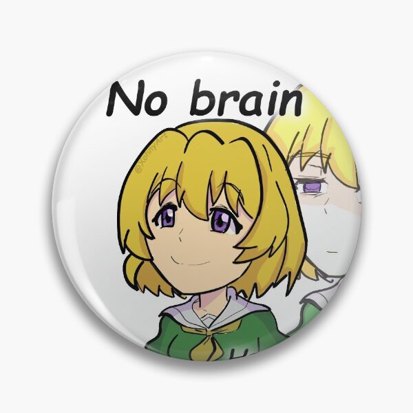 Item preview, No Brain...Head empty... designed and sold by Xohny-Art.