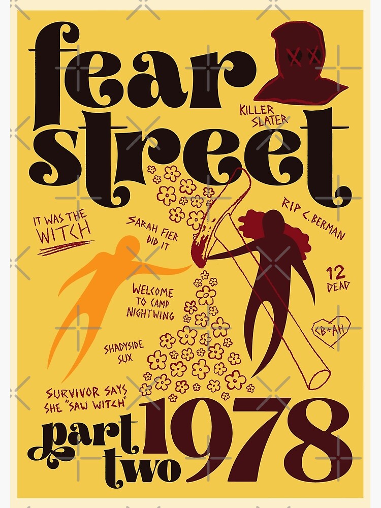"Fear Street Part 2 1978" Poster for Sale by hannaheart Redbubble