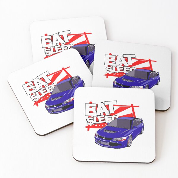 Item preview, Eat Sleep JDM Mitsubishi Lancer EVO designed and sold by CopiPanilArt.