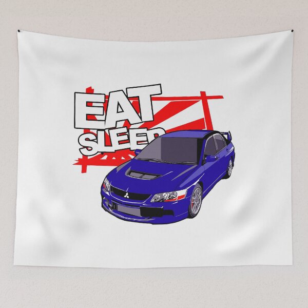 Item preview, Eat Sleep JDM Mitsubishi Lancer EVO designed and sold by CopiPanilArt.