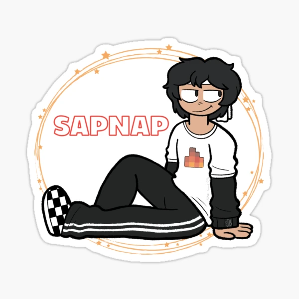 Dream SMP - Sapnap fan art Sticker for Sale by FunnehGacha