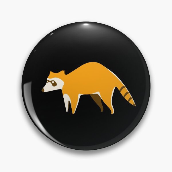 Item preview, The Imaginary Space Orange Porcelain Raccoon designed and sold by On-The-Roof.