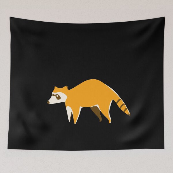 Item preview, The Imaginary Space Orange Porcelain Raccoon designed and sold by On-The-Roof.