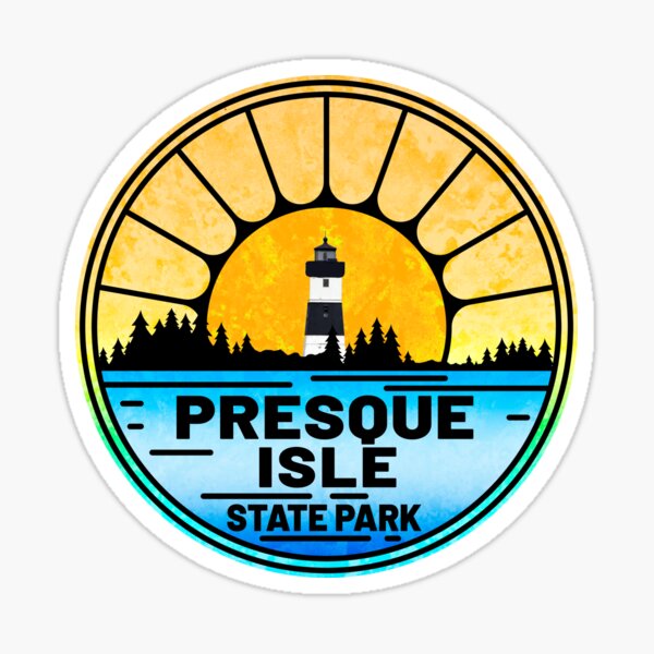 Presque Isle State Park Pennsylvania PA Erie Flash Light Sticker
