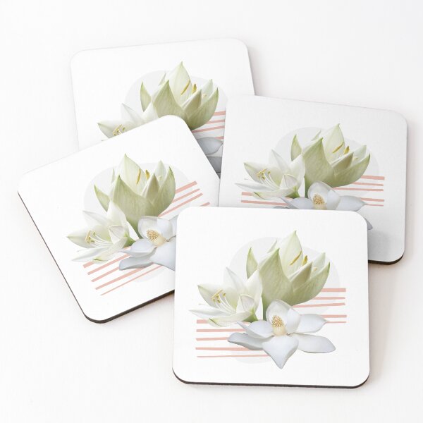 Item preview, White Flowers Collage designed and sold by thayartstudio.