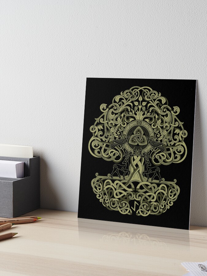 祝開店！大放出セール開催中 of Tree Viking Yggdrasil Life Celtic Mythology Pagan Norse アート・デザイン・音楽
