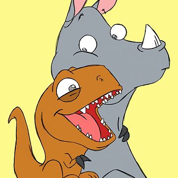 Artwork thumbnail, Rhino and Dino in: Do You Know What That Means, Rhino? by SeabearPress