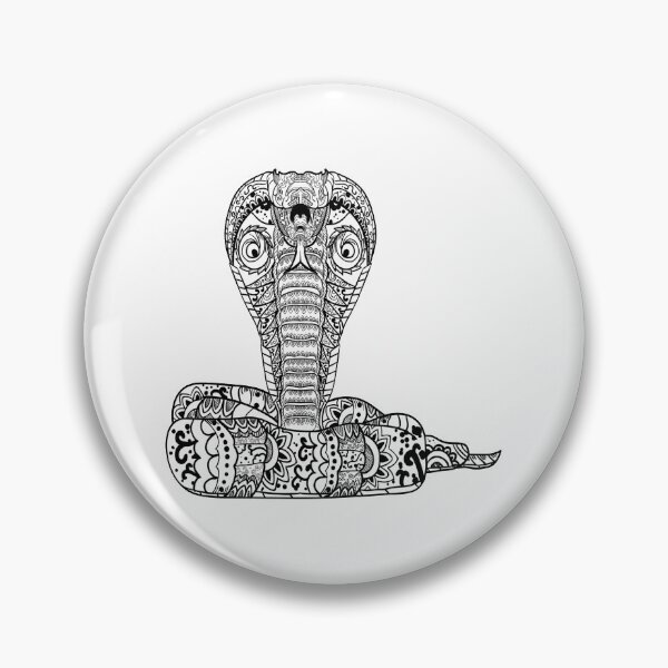 Item preview, Black Cobra Snake Mandala designed and sold by Wachi-A.