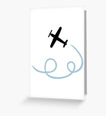 Plane aviation Greeting Card