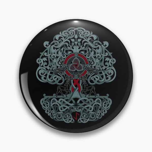 Item preview, Norse Yggdrasil Viking Tree of Life Pagan Mythology Celtic Knotwork designed and sold by BluePagan.
