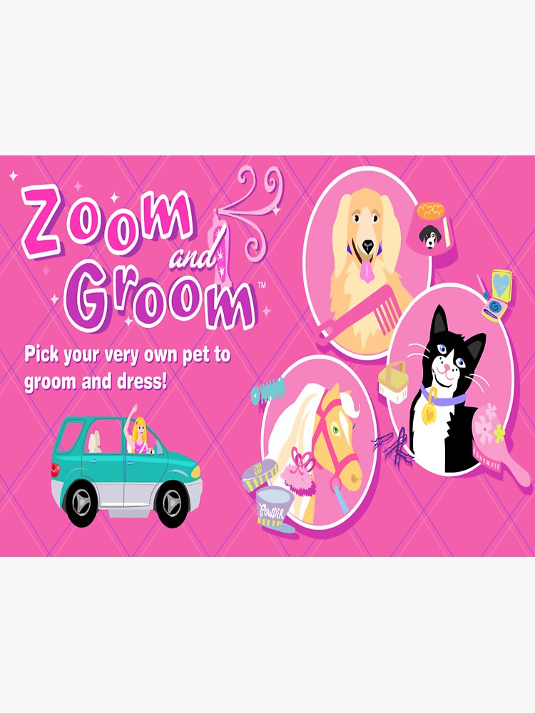 "Barbie Zoom and Groom" Sticker for Sale by timetodieoldman Redbubble