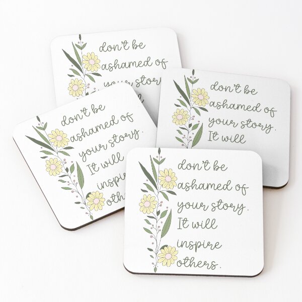 Item preview, Don’t be ashamed of your story. designed and sold by Babydust.