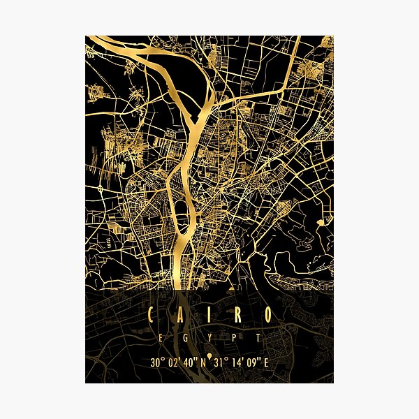 Item preview, CAIRO MAP EGYPT designed and sold by hatimelhag.