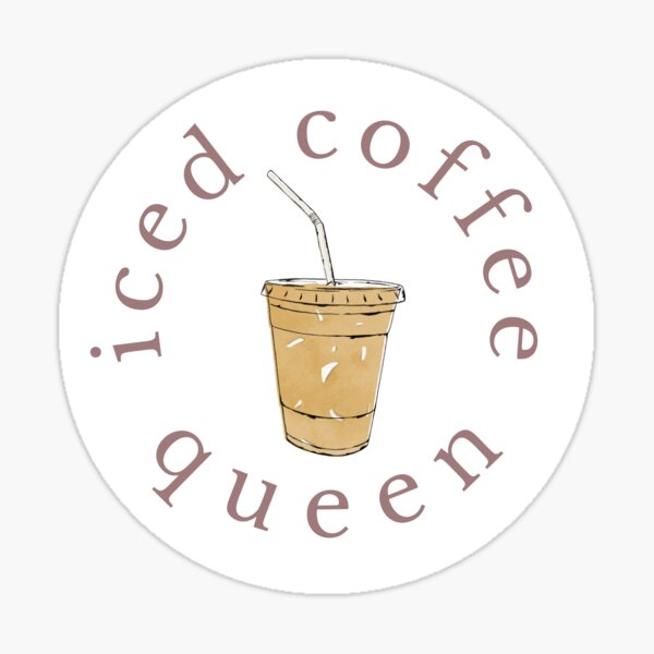 Item preview, iced coffee queen designed and sold by star-strider.