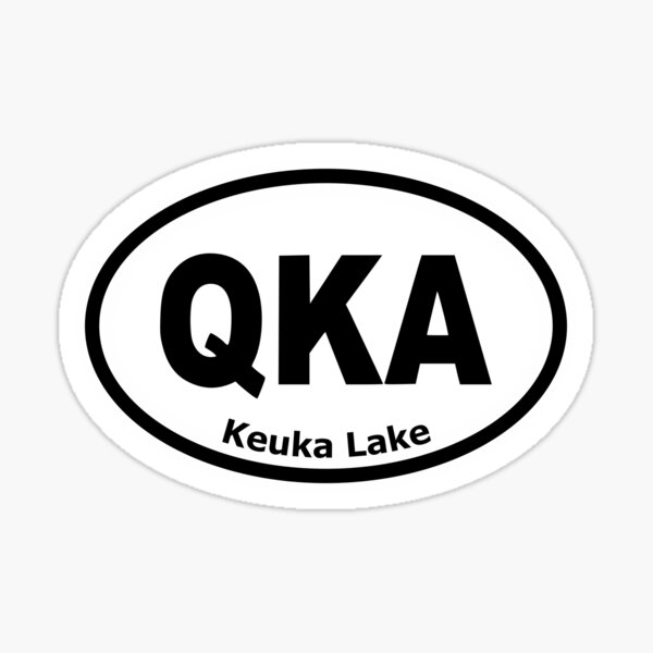 Item preview, Keuka Lake NY New York Oval Euro Bumper Sticker designed and sold by cangurojoe.