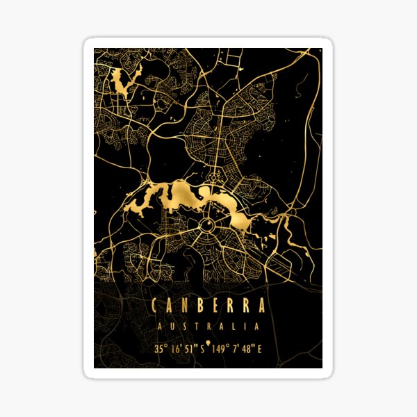 Item preview, CANBERRA MAP AUSTRALIA designed and sold by hatimelhag.
