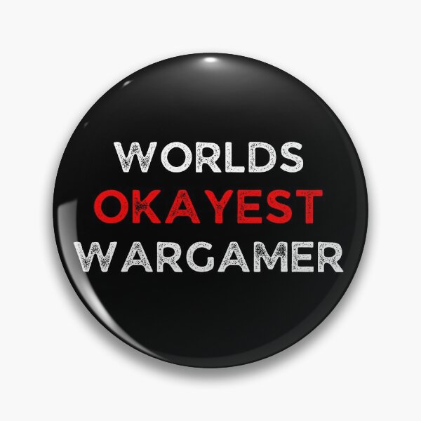 Item preview, World's Okayest Wargamer, Funny Tabletop Gaming (red) designed and sold by NerdyChibi.